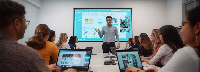 Cursos programados con fechas específicas