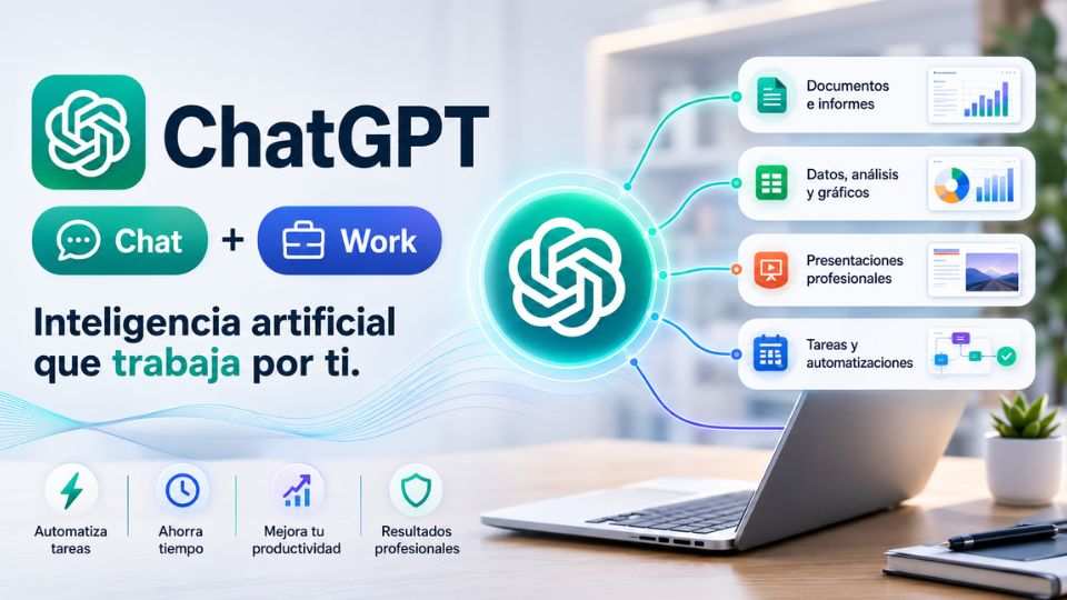 Automatiza tareas completas en tu empresa con ChatGPT Work, la nueva versión de ChatGPT